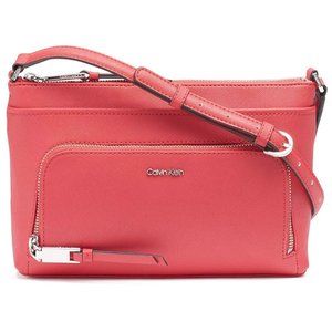 Calvin Klein Lily Saffiano Crossbody Watermelo NWT